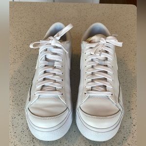 Nike Blazer Low Platform Sneaker in white - size 8